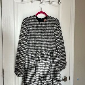 Jessakae Black & White gingham dress